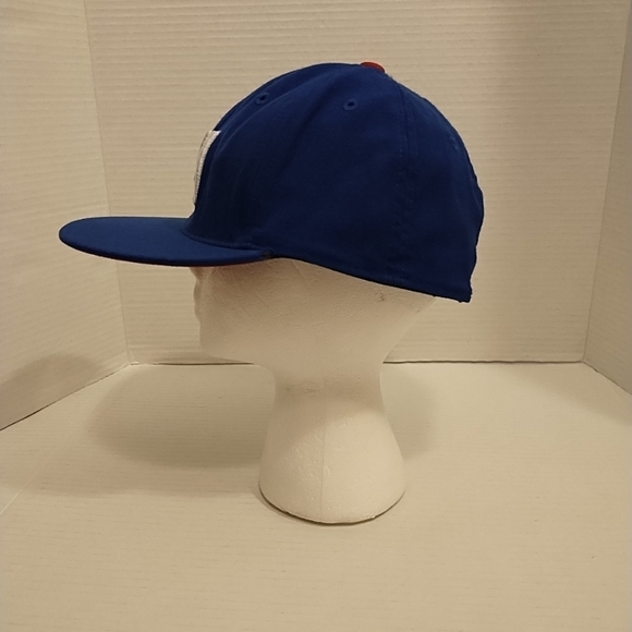 Mitchell and Ness blue/red baseball cap size 7 3/8 - Picture 6 of 11
